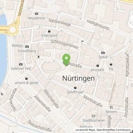 Standortübersicht der Tankstelle Nürtingen Beteiligung GmbH in 72622 Nürtingen