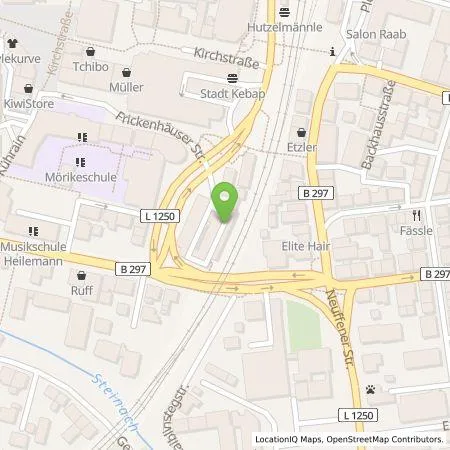 Standortübersicht der Tankstelle Nürtingen Beteiligung GmbH in 72622 Nürtingen