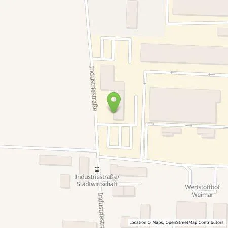 Standortübersicht der Tankstelle Stadtwerke Weimar Stadtversorgungs-GmbH in 99427 Weimar