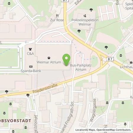 Standortübersicht der Tankstelle Stadtwerke Weimar Stadtversorgungs-GmbH in 99423 Weimar