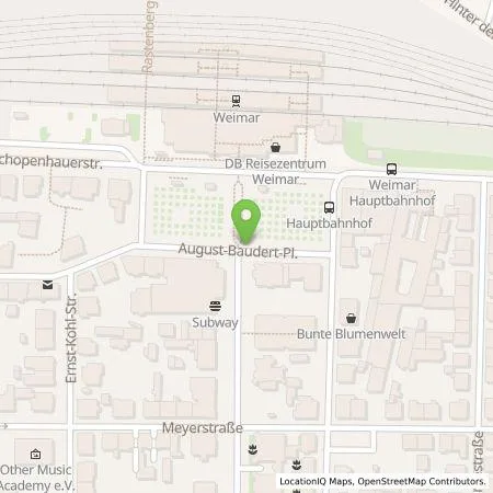 Standortübersicht der Tankstelle Stadtwerke Weimar Stadtversorgungs-GmbH in 99423 Weimar