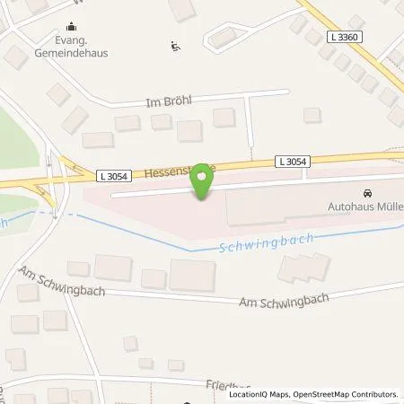 Standortübersicht der Tankstelle Auto-Müller GmbH & Co. KG in 35625 Hüttenberg