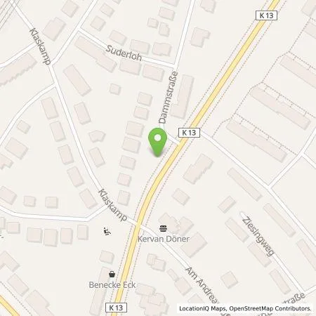 Standortübersicht der Tankstelle enercity AG in 30419 Hannover