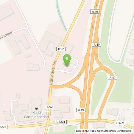 Standortübersicht der Tankstelle e-jIn GmbH in 34295 Edermünde