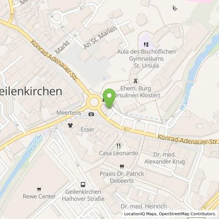 Standortübersicht der Tankstelle NEW Niederrhein Energie und Wasser GmbH in 52511 Geilenkirchen