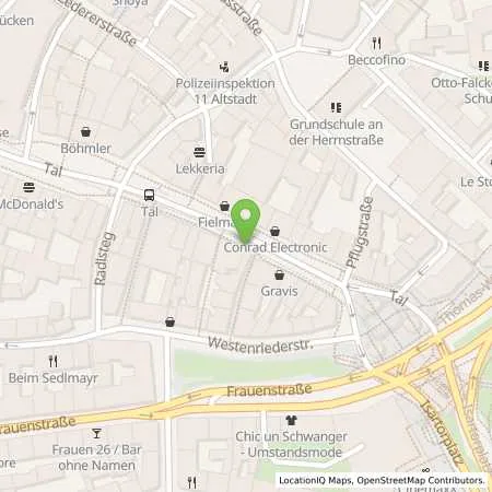 Standortübersicht der Tankstelle SWM Versorgungs GmbH in 80331 München