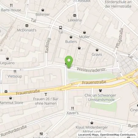 Standortübersicht der Tankstelle SWM Versorgungs GmbH in 80331 München