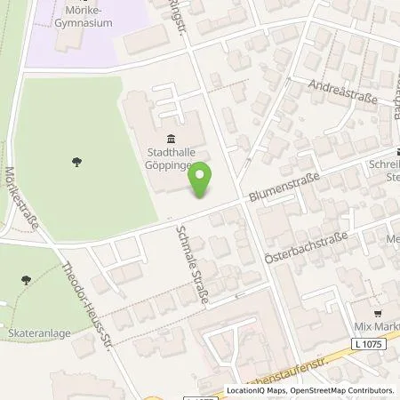 Standortübersicht der Tankstelle Team-Emobility GmbH in 73033 Göppingen