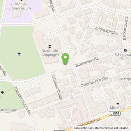 Standortübersicht der Tankstelle Team-Emobility GmbH in 73035 Göppingen