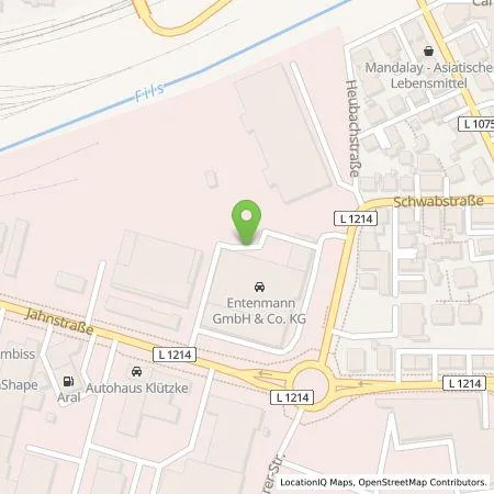 Standortübersicht der Tankstelle Team-Emobility GmbH in 73037 Göppingen