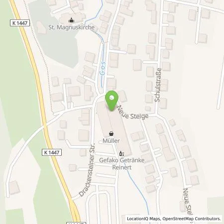 Standortübersicht der Tankstelle Team-Emobility GmbH in 73342 Ditzenbach