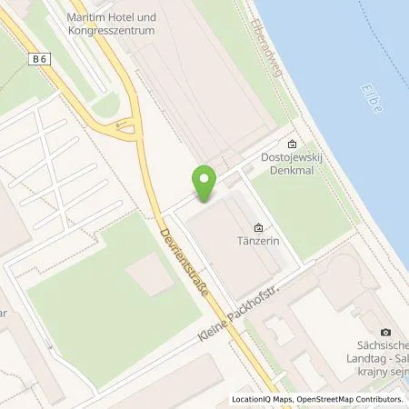 Standortübersicht der Tankstelle Team-Emobility GmbH in 01067 Dresden