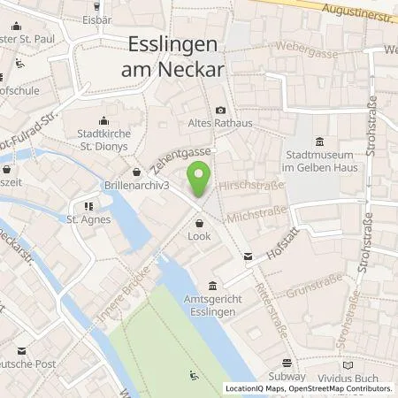 Standortübersicht der Tankstelle Team-Emobility GmbH in 73728 Esslingen am Neckar