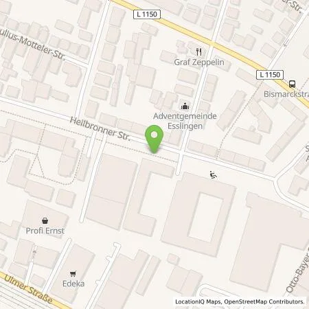 Standortübersicht der Tankstelle Team-Emobility GmbH in 73728 Esslingen am Neckar