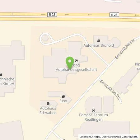 Standortübersicht der Tankstelle Team-Emobility GmbH in 72770 Reutlingen