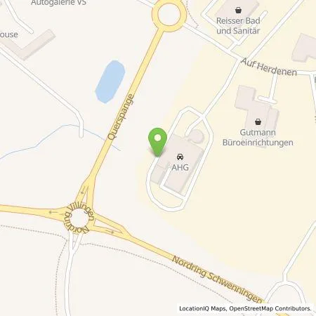 Standortübersicht der Tankstelle Team-Emobility GmbH in 78052 Villingen Schwenningen