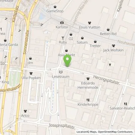 Standortübersicht der Tankstelle SWM Versorgungs GmbH in 80331 München