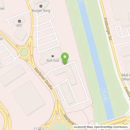 Standortübersicht der Tankstelle Team-Emobility GmbH in 77656 Offenburg