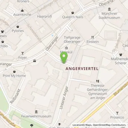 Standortübersicht der Tankstelle SWM Versorgungs GmbH in 80331 München