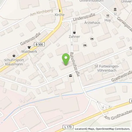 Standortübersicht der Tankstelle EnergieWende Bregtal UG (haftungsbeschränkt) in 78120 Furtwangen