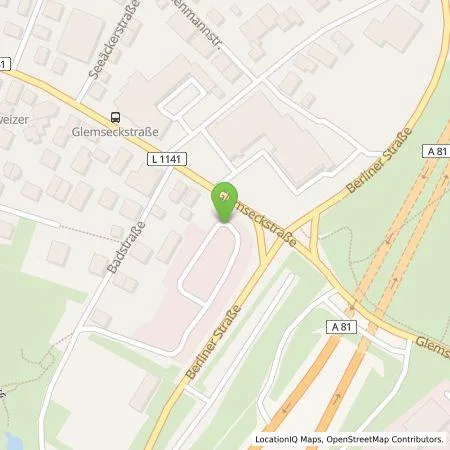 Standortübersicht der Tankstelle GSV Weeber GmbH & Co. KG in 71229 Leonberg