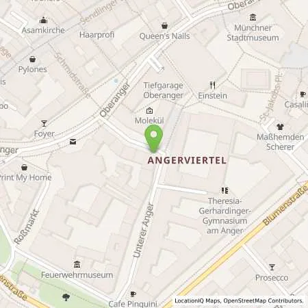 Standortübersicht der Tankstelle SWM Versorgungs GmbH in 80331 München