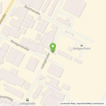 Standortübersicht der Tankstelle Energieversorgung Rodau GmbH in 63110 Rodgau