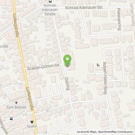 Standortübersicht der Tankstelle Energieversorgung Rodau GmbH in 63110 Rodgau