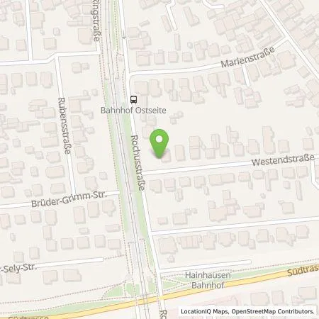 Standortübersicht der Tankstelle Energieversorgung Rodau GmbH in 63110 Rodgau