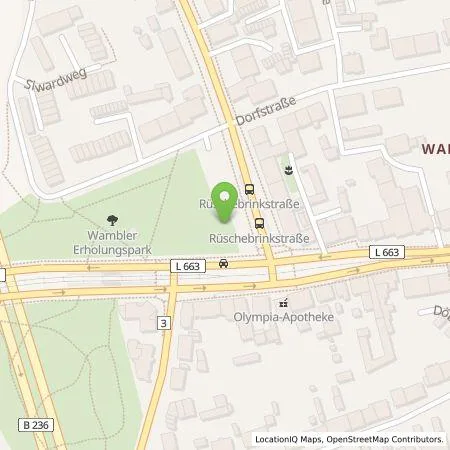 Standortübersicht der Tankstelle Dortmunder Energie- und Wasserversorgung GmbH in 44143 Dortmund