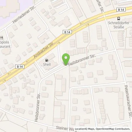 Standortübersicht der Tankstelle cocharge gmbh in 90449 Nürnberg