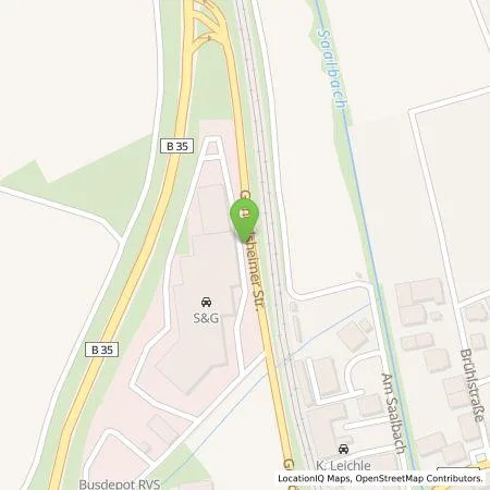 Standortübersicht der Tankstelle S&G Automobil AG in 75015 Bretten