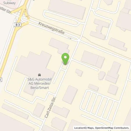 Standortübersicht der Tankstelle S&G Automobil AG in 77656 Offenburg