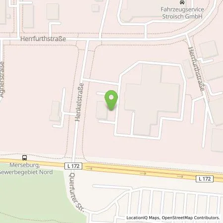 Standortübersicht der Tankstelle S & G Automobil GmbH in 06217 Merseburg