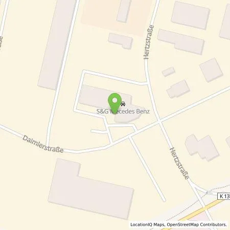 Standortübersicht der Tankstelle S & G Automobil GmbH in 06449 Aschersleben