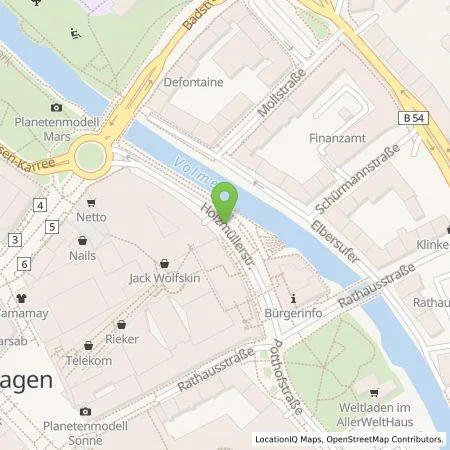 Standortübersicht der Tankstelle Q-Park Recharge Germany GmbH in 58095 Hagen