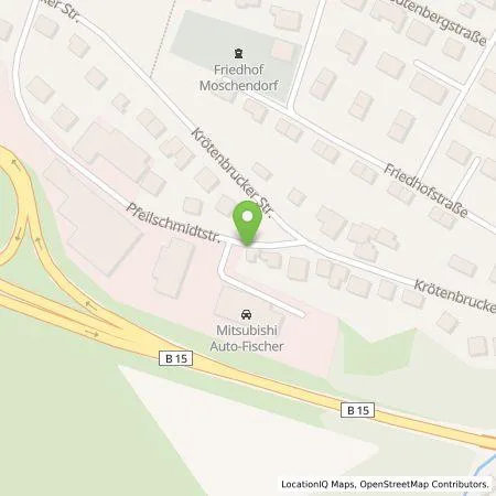 Standortübersicht der Tankstelle Karl-Christian Bruckner e. K.09281/8600560 in 95032 Hof