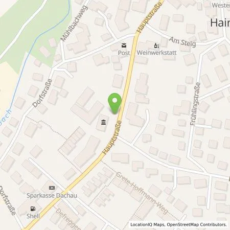 Standortübersicht der Tankstelle E-Werke Haniel Haimhausen GmbH & Co. KG in 85778 Haimhausen