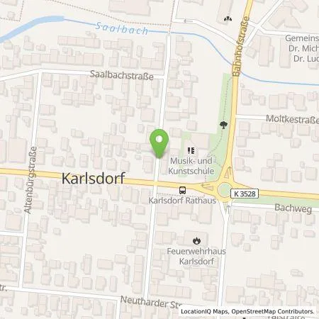 Standortübersicht der Tankstelle Ritzerfeld Vermietungs- & Gruncstücksverwaltungs GmbHL in 76646 Bruchsal