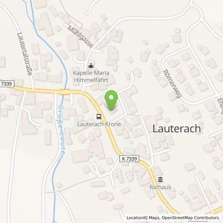Standortübersicht der Tankstelle Landgasthof Krone in 89584 Lauterach