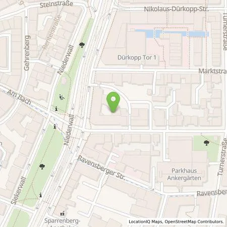 Standortübersicht der Tankstelle Markus Nagel in 33602 Bielefeld