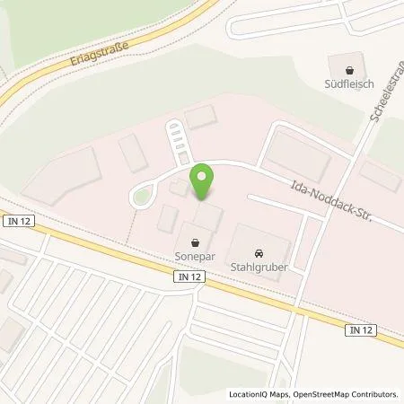 Standortübersicht der Tankstelle Sonepar Deutschland Region Süd GmbH in 85053 Ingolstadt