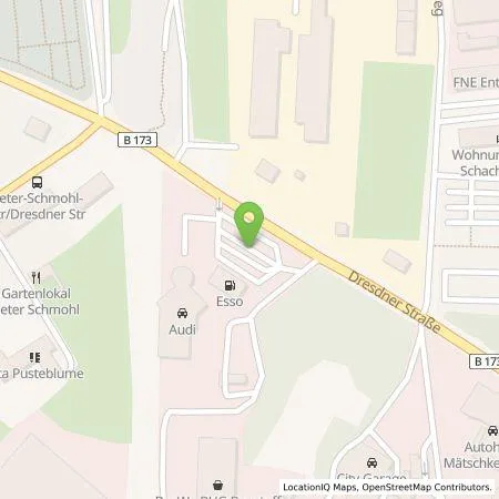 Standortübersicht der Tankstelle Franke Automobile GmbH & Co.KG in 09599 FREIBERG