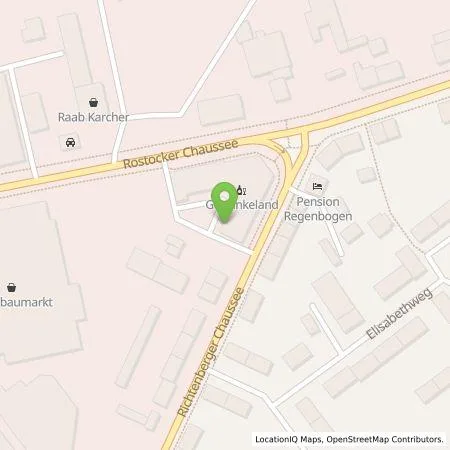 Standortübersicht der Tankstelle Glawe Grunstücksverwaltung GbR in 18437 Stralsund