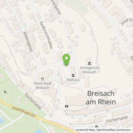 Standortübersicht der Tankstelle Stadt Breisach am Rhein in 79206 Breisach