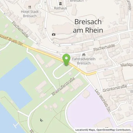 Standortübersicht der Tankstelle Stadt Breisach am Rhein in 79206 Breisach