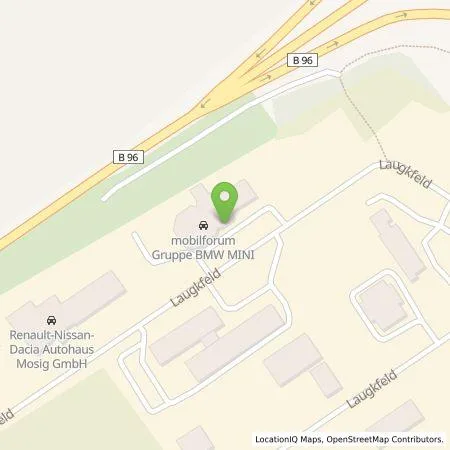 Standortübersicht der Tankstelle mobilforum GmbH in 01968 Senftenberg