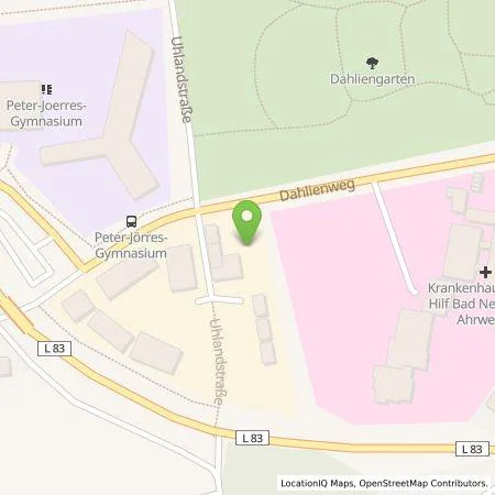 Standortübersicht der Tankstelle Ahrtal-Werke GmbH in 53474 Bad Neuenahr-Ahrweiler