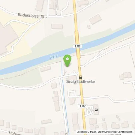 Standortübersicht der Tankstelle Ahrtal-Werke GmbH in 53489 Sinzig
