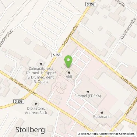 Standortübersicht der Tankstelle Ladefix Wolfram Cüppers Einzelunternehmen in 09366 Stollberg